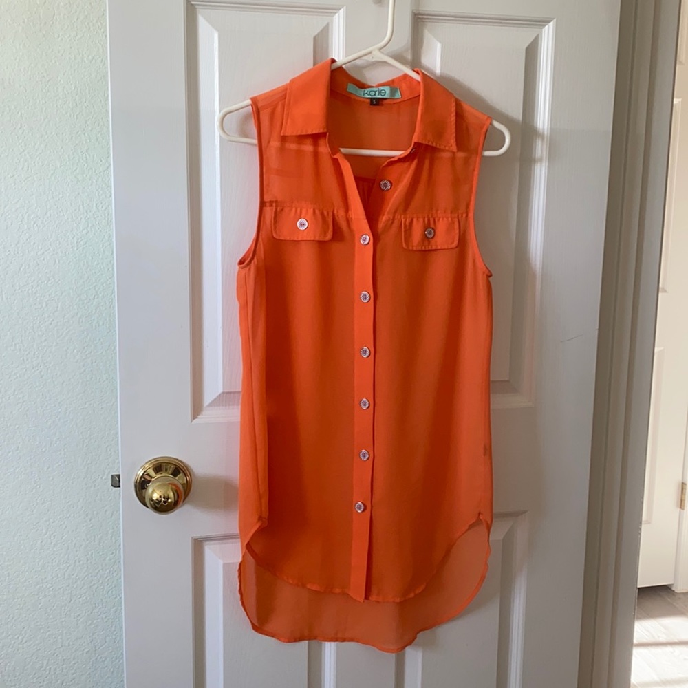 Orange Tank/Tunic